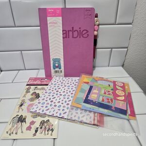 Barbie Junk Journal,stickers,paper DIY LOT